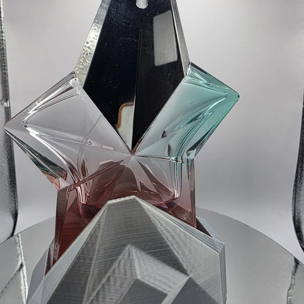 Stand Holder 3D Printing For Angel Star Shape Bottle 1.7 Fl.oz